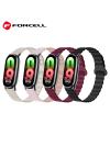Pasek do Mi Band 8 Xiaomi Forcell F-Design FX8 sprzączka silikon czarny