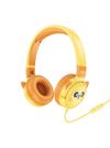 Słuchawki przewodowe nauszne Jack 3,5 mm Hoco dla dzieci W61 zółte