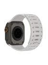 DUX DUCIS pasek CS magnetyczny silikonowy do Apple Watch 42/44/45/46/49 mm szary
