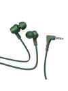 Słuchawki przewodowe douszne Jack 3,5 mm Hoco M86 zielone