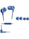 Słuchawki przewodowe Jack 3,5 z mikrofonem PHILIPS headphones SHE3705BL niebieskie