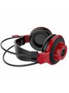 Słuchawki przewodowe nauszne Jack 3,5 mm gamingowe MSI DS501 czerwone