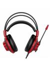 Słuchawki przewodowe nauszne Jack 3,5 mm gamingowe MSI DS501 czerwone
