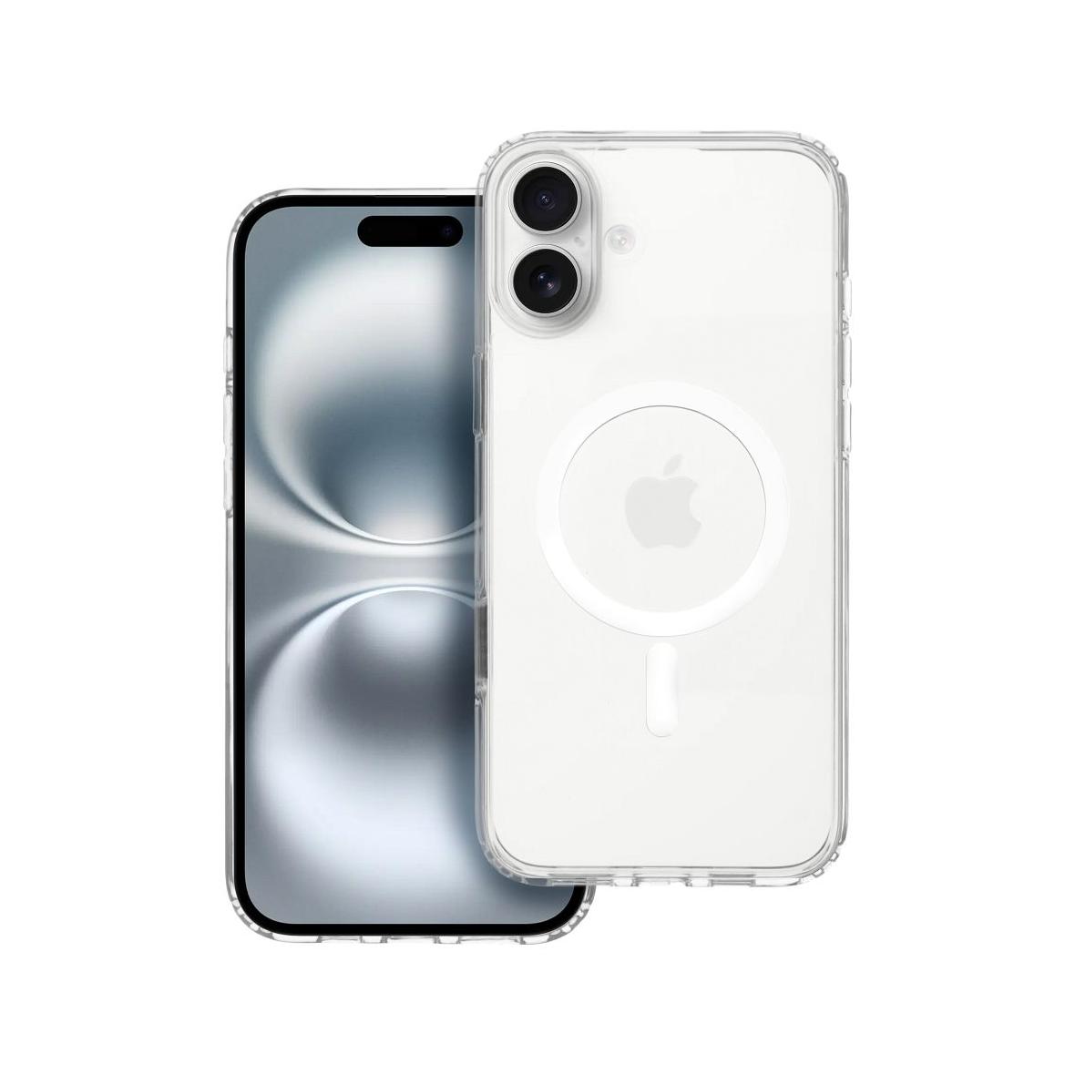 Futerał do iPhone 16 AIR Clear Mag Cover Elite (STR / NIEŻÓŁKNĄCY / CAMERA CONTROL BUTTON) zgodny z MagSafe transparentny