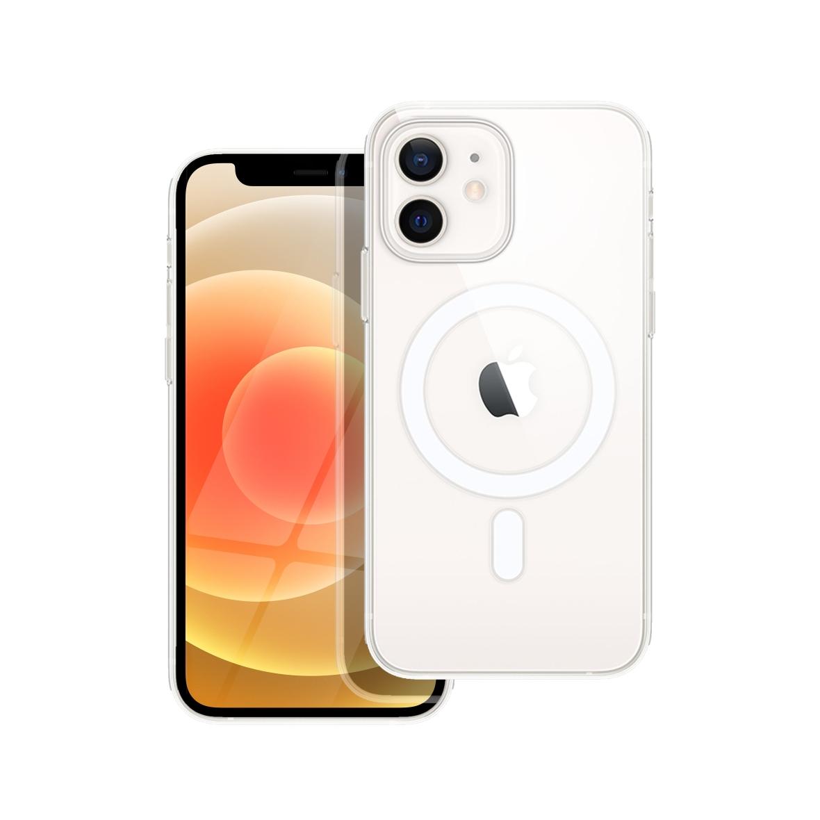 Futerał do iPhone 12 MINI Clear Mag Cover (STR) zgodny z MagSafe transparentny