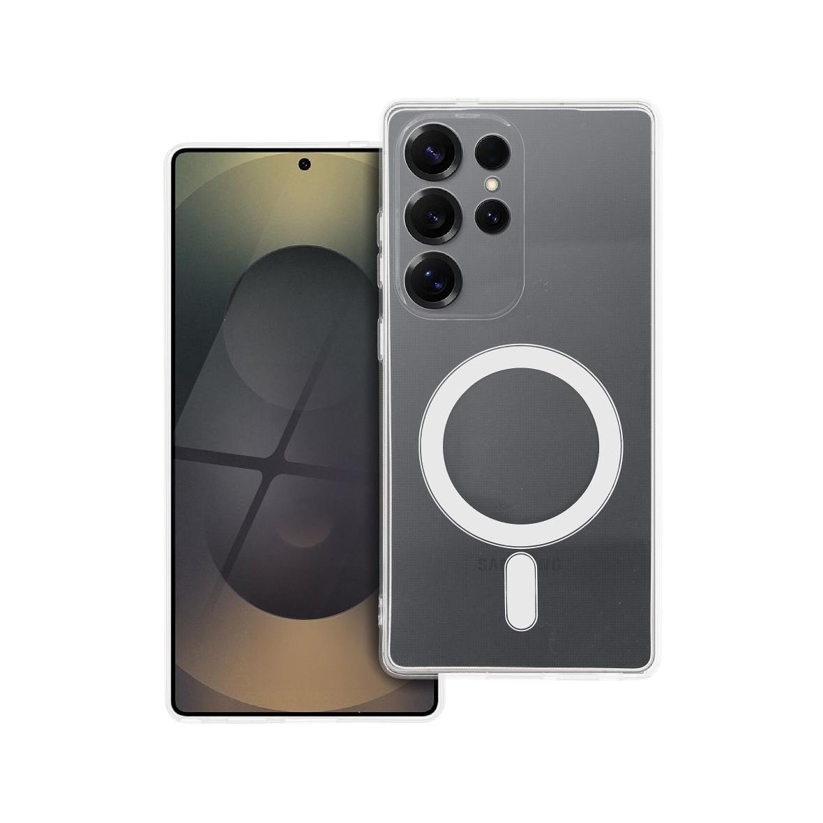 Futerał do Samsung A07 5G Clear Case 2 mm Mag Cover zgodny z MagSafe (camera protection) transparentny