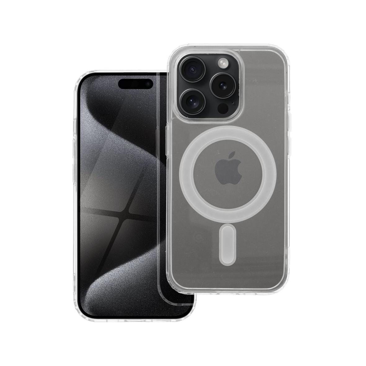 Futerał do iPhone 15 PRO Clear Mag Cover (STR) zgodny z MagSafe transparentny