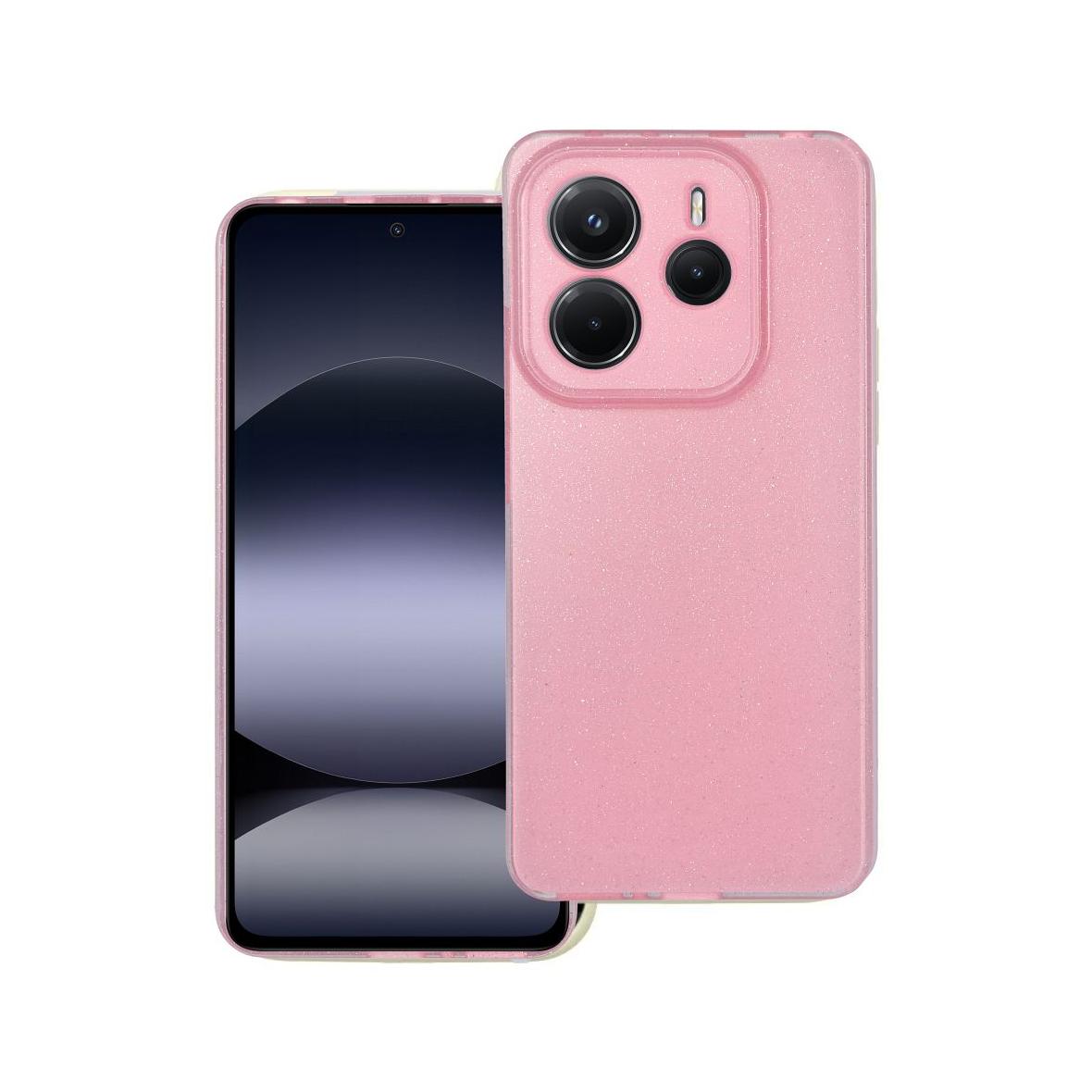 Futerał do Xiaomi Redmi Note 14 5G Clear Case 2 mm Blink różowy