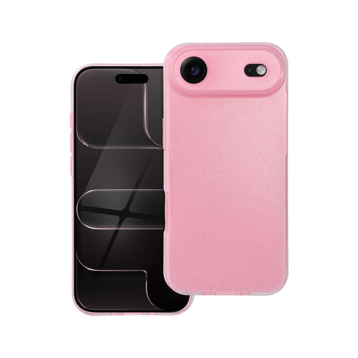 Futerał do iPhone 17 AIR Clear Case 2 mm Blink różowy