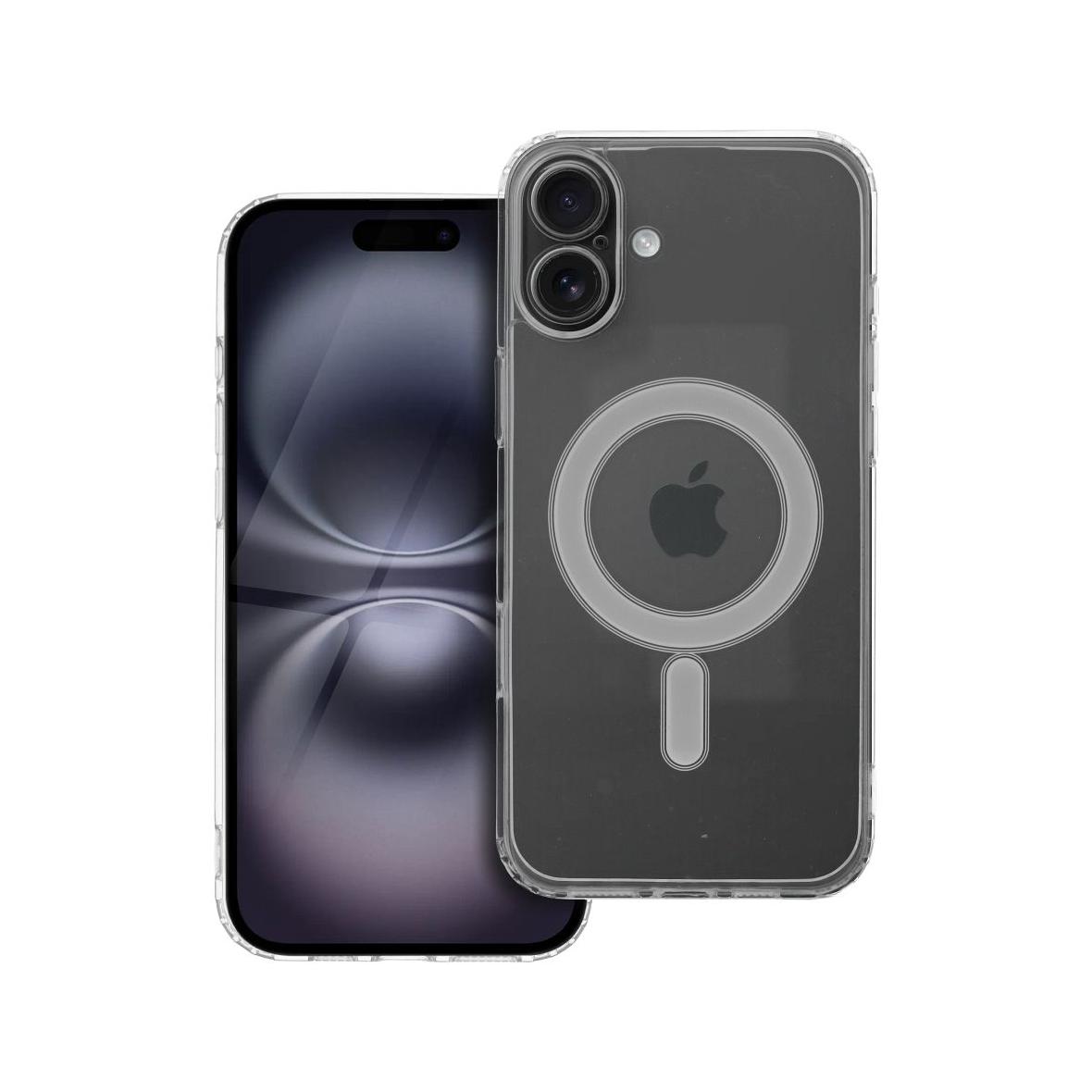 Futerał do iPhone 16 PLUS Clear Mag Cover (STR / CAMERA PROTECTION) zgodny z MagSafe  transparentny
