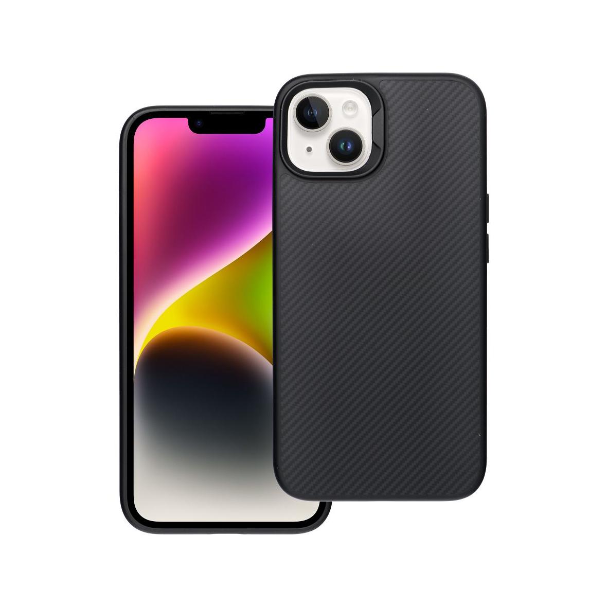 Etui na iPhone 14 Carbon Elite Mag Cover zgodny z MagSafe czarny