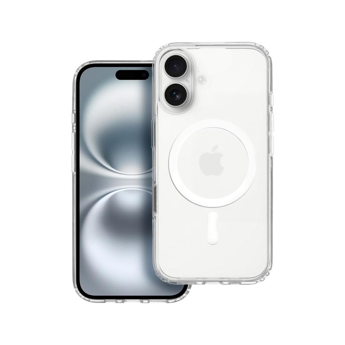 Futerał do iPhone 16 Clear Mag Cover Elite (STR / NIEŻÓŁKNĄCY / CAMERA CONTROL BUTTON) zgodny z MagSafe transparentny