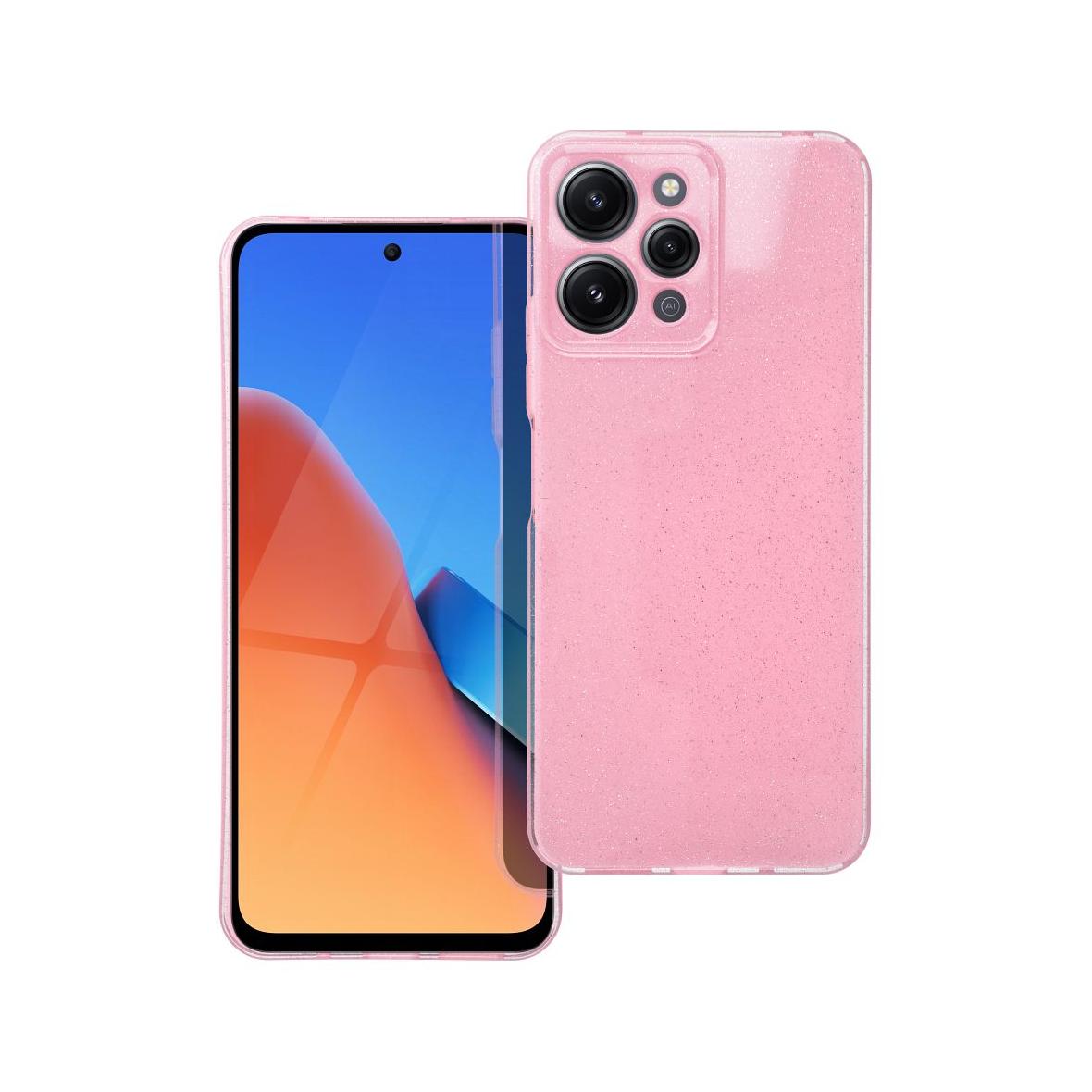 Futerał do Xiaomi Redmi 12 4G Clear Case 2 mm Blink różowy