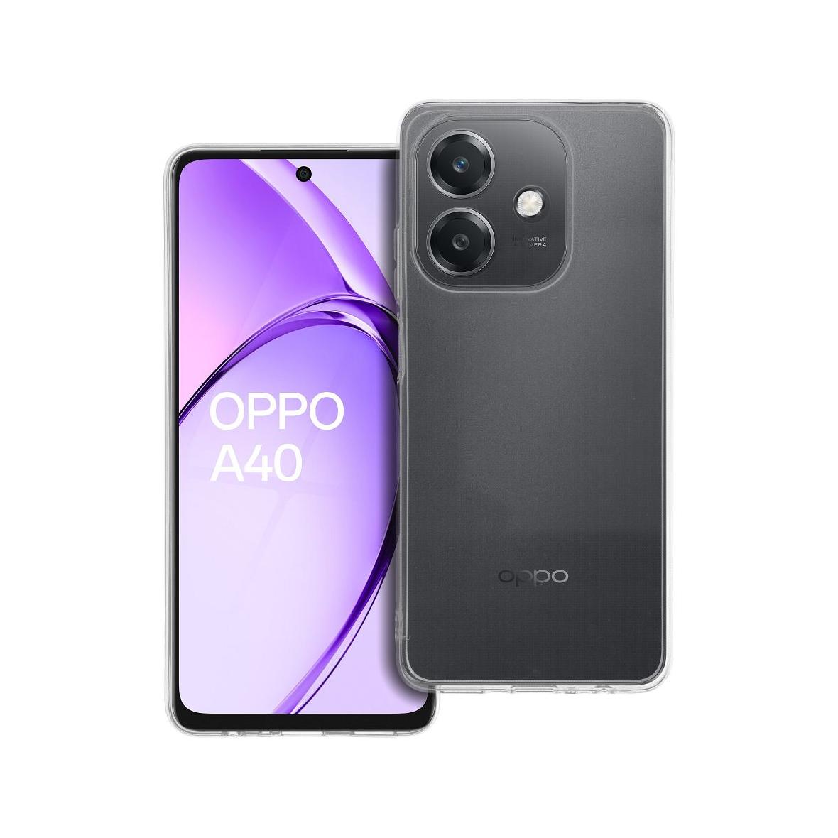 Futerał do Oppo A40 Clear Case 2 mm (camera protection) transparentny
