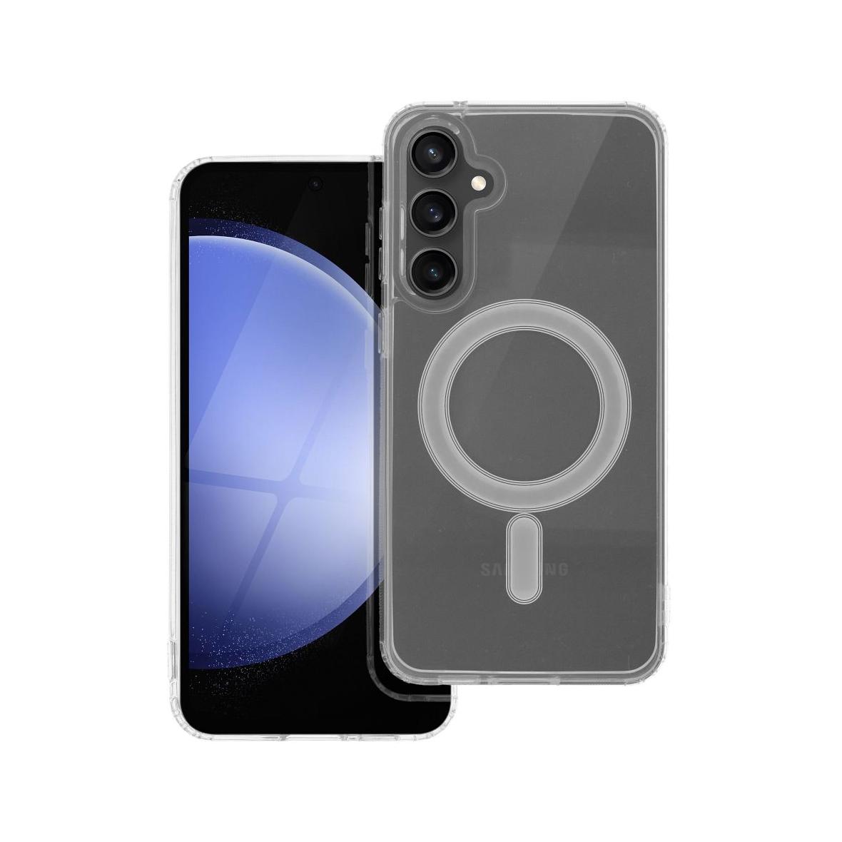 Futerał do Samsung S23 FE Clear Mag Cover (STR) zgodny z MagSafe transparentny