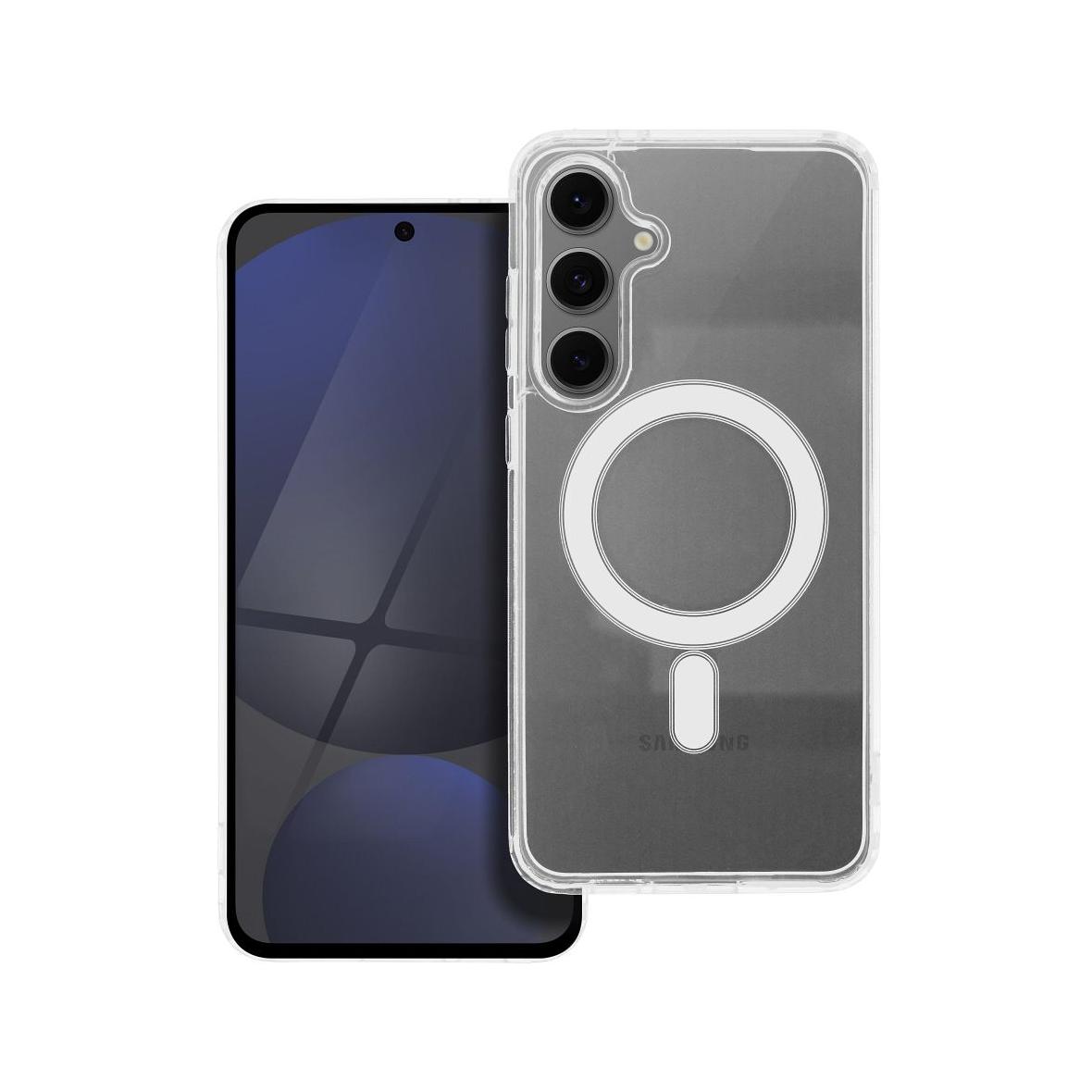 Futerał do Samsung S24 FE Clear Mag Cover (MID) zgodny z MagSafe transparentny