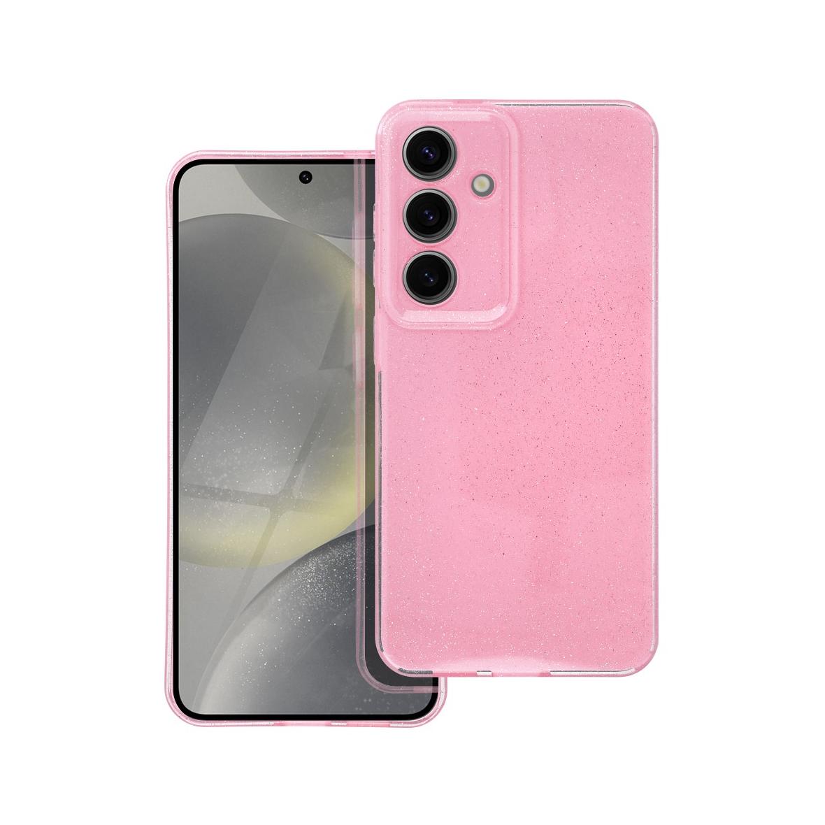 Futerał do Samsung S24 Clear Case 2 mm Blink różowy