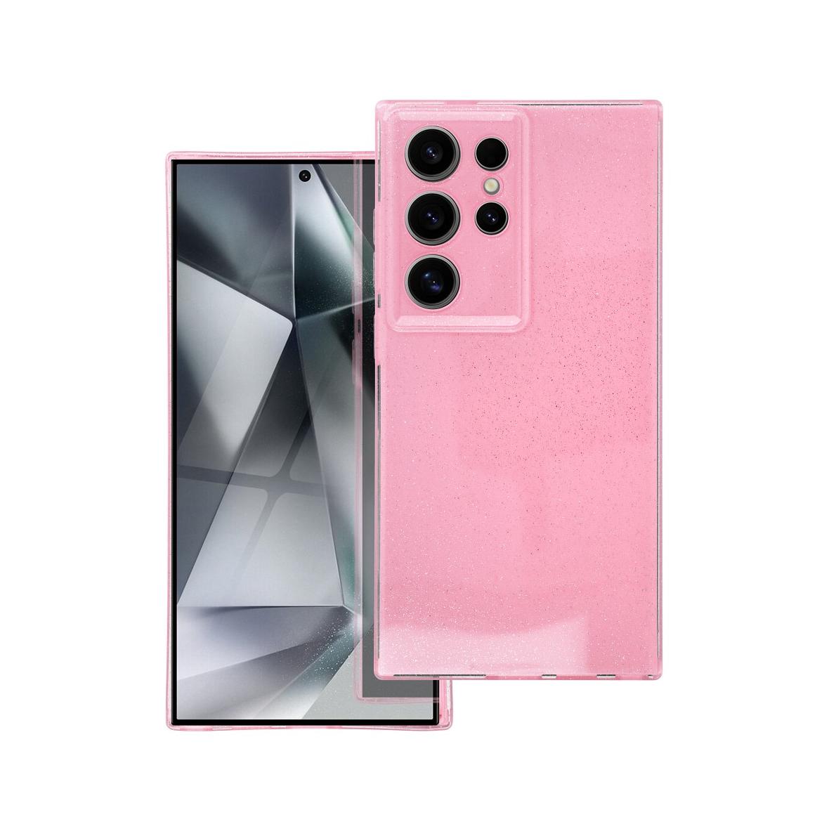 Futerał do Samsung S24 ULTRA Clear Case 2 mm Blink różowy