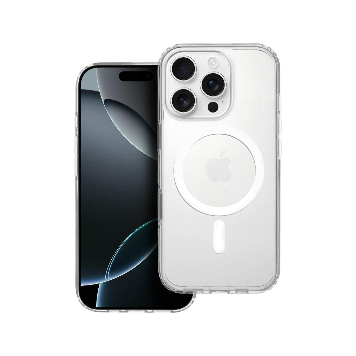 Futerał do iPhone 16 PRO Clear Mag Cover Elite (STR / NIEŻÓŁKNĄCY / CAMERA CONTROL BUTTON) zgodny z MagSafe transparentny