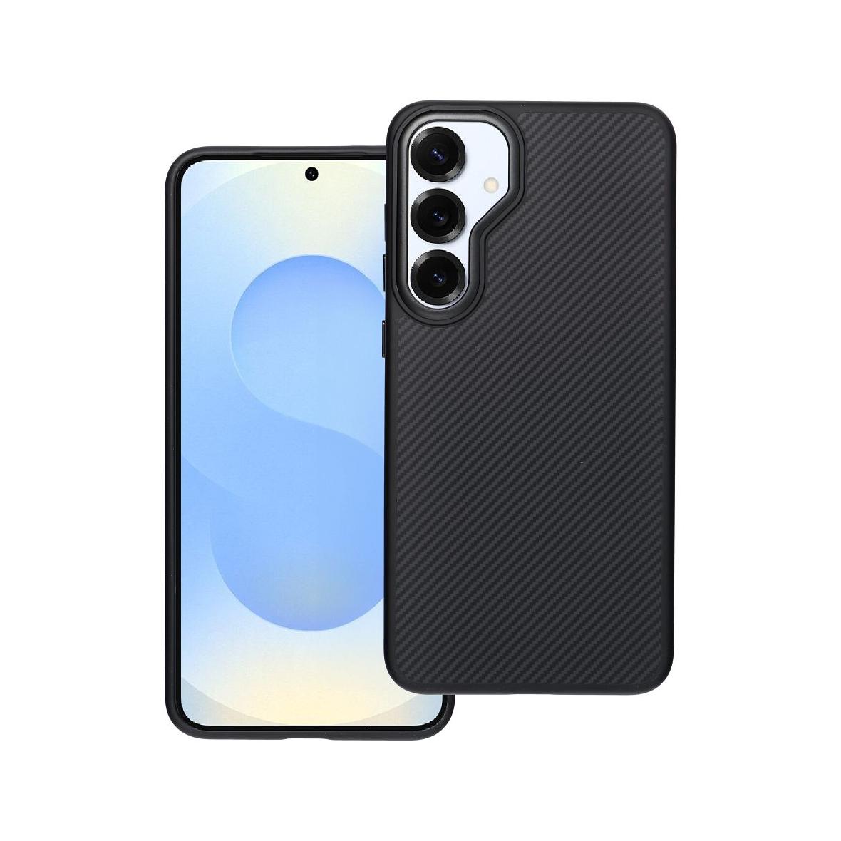 Etui na Samsung S25 PLUS Carbon Elite Mag Cover zgodny z MagSafe czarny