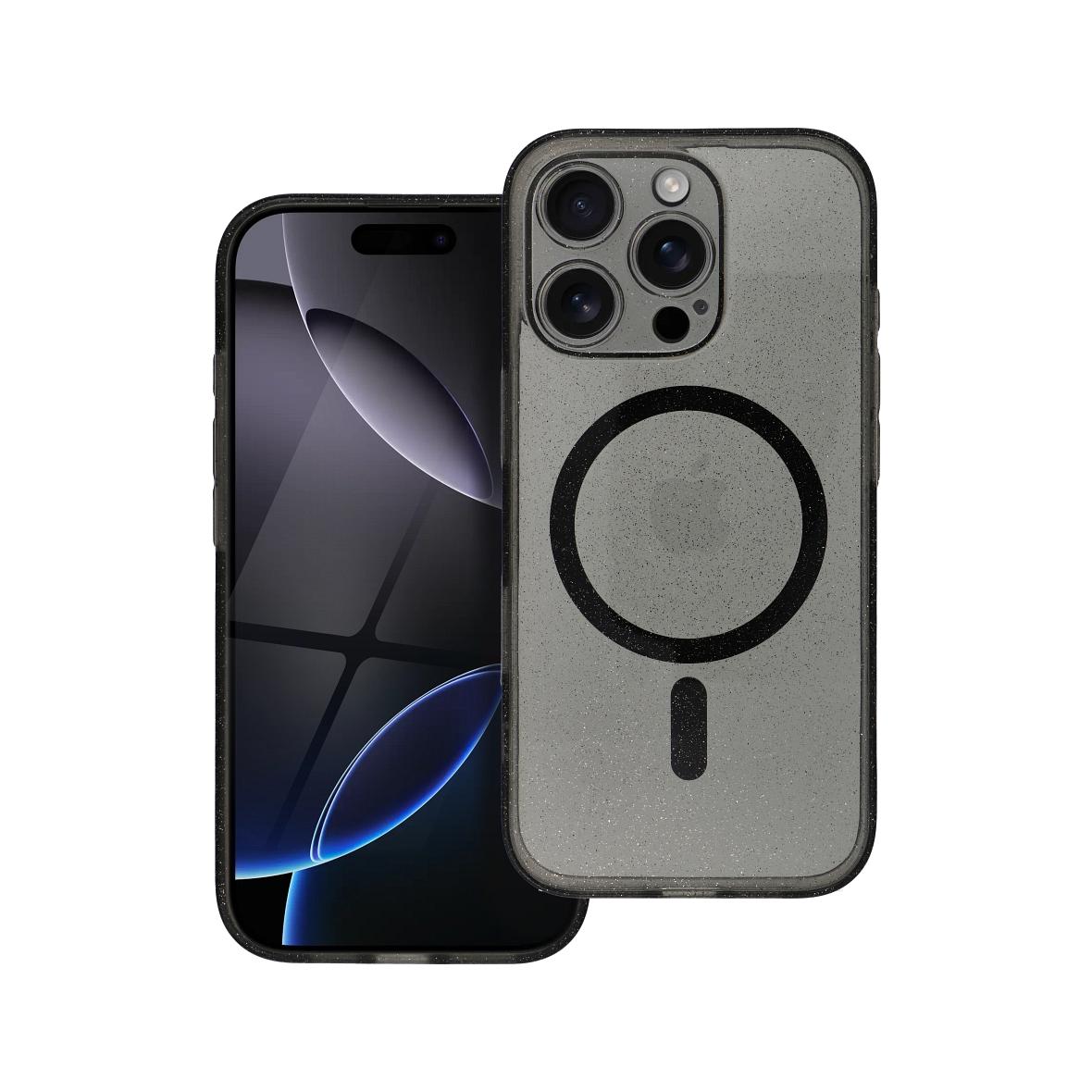 Futerał do Samsung S26 PLUS Clear Mag Cover (STR) zgodny z MagSafe czarny glitter