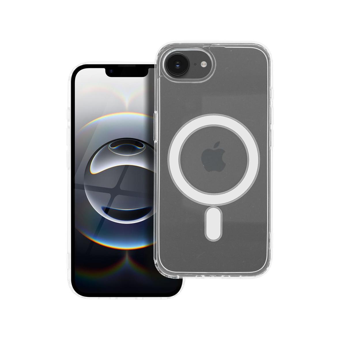 Futerał do iPhone 16e (SE 4 2025 Clear Mag Cover (MID) zgodny z MagSafe transparentny