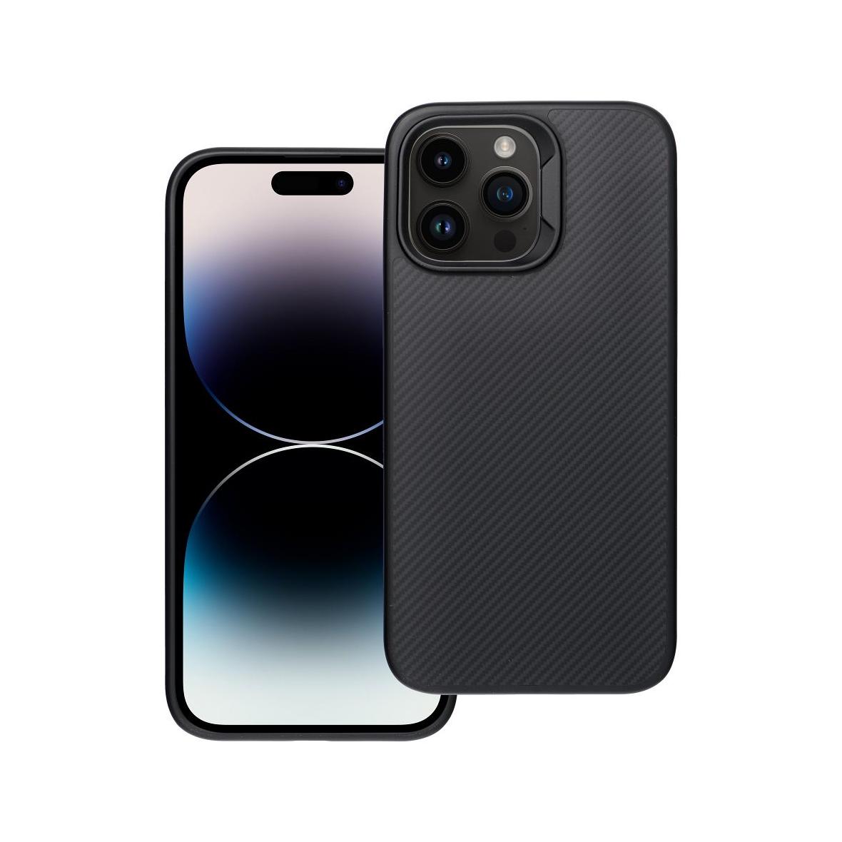 Etui na iPhone 14 PRO MAX Carbon Elite Mag Cover zgodny z MagSafe czarny