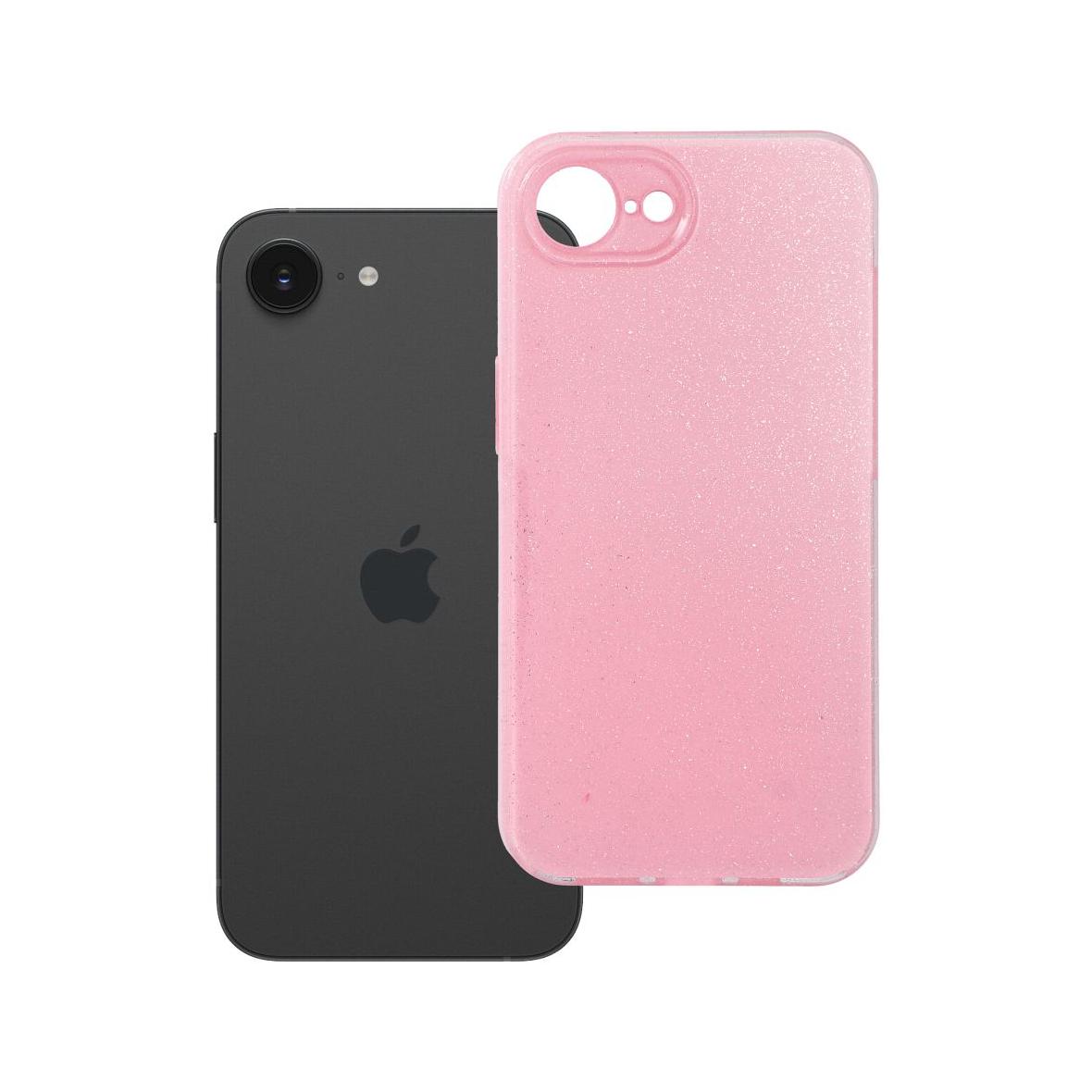 Futerał do iPhone 16e (SE 4 2025) / 17e Clear Case 2 mm Blink różowy