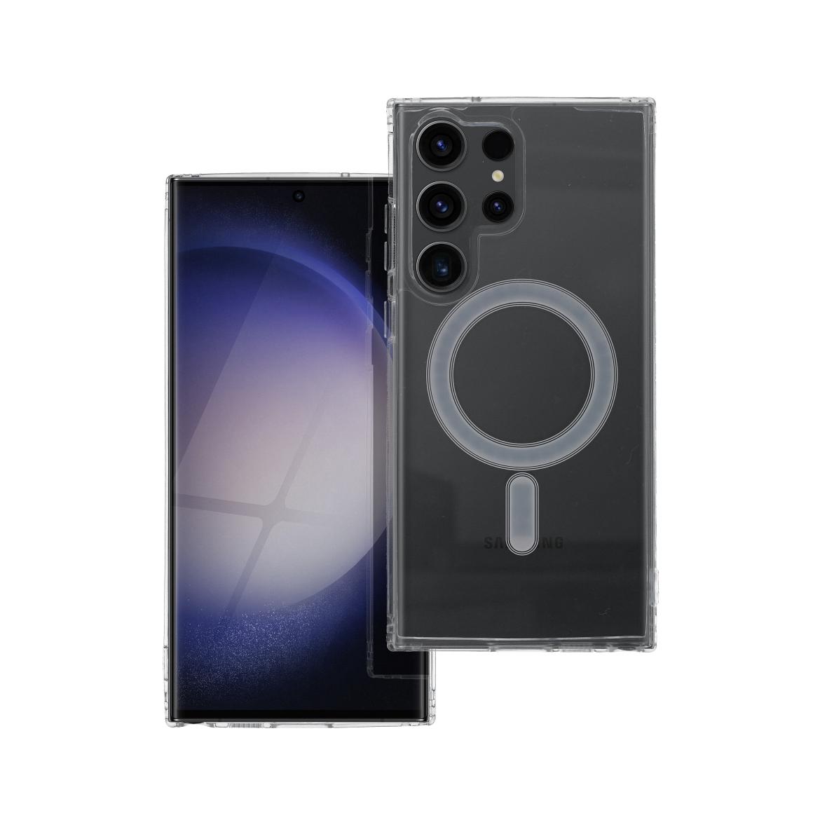 Futerał do Samsung S23 ULTRA Clear Mag Cover (STR) zgodny z MagSafe transparentny