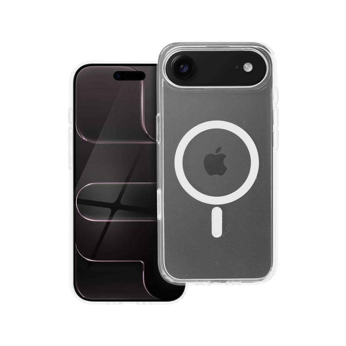 Futerał do iPhone 17 AIR Clear Mag Cover Elite (STR / NIEŻÓŁKNĄCY / CAMERA CONTROL BUTTON) zgodny z MagSafe transparentny