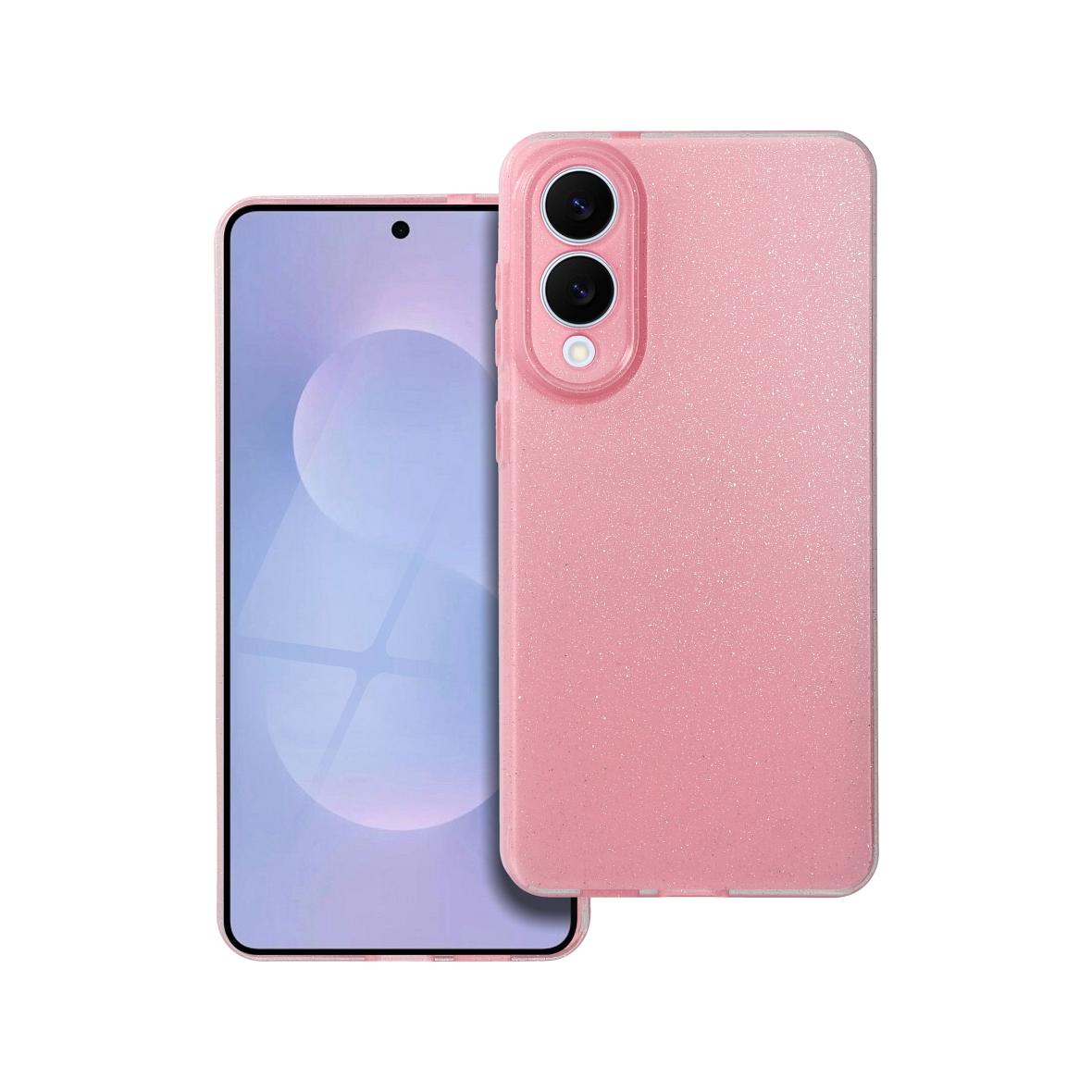 Futerał do Samsung S25 EDGE Clear Case 2 mm Blink różowy