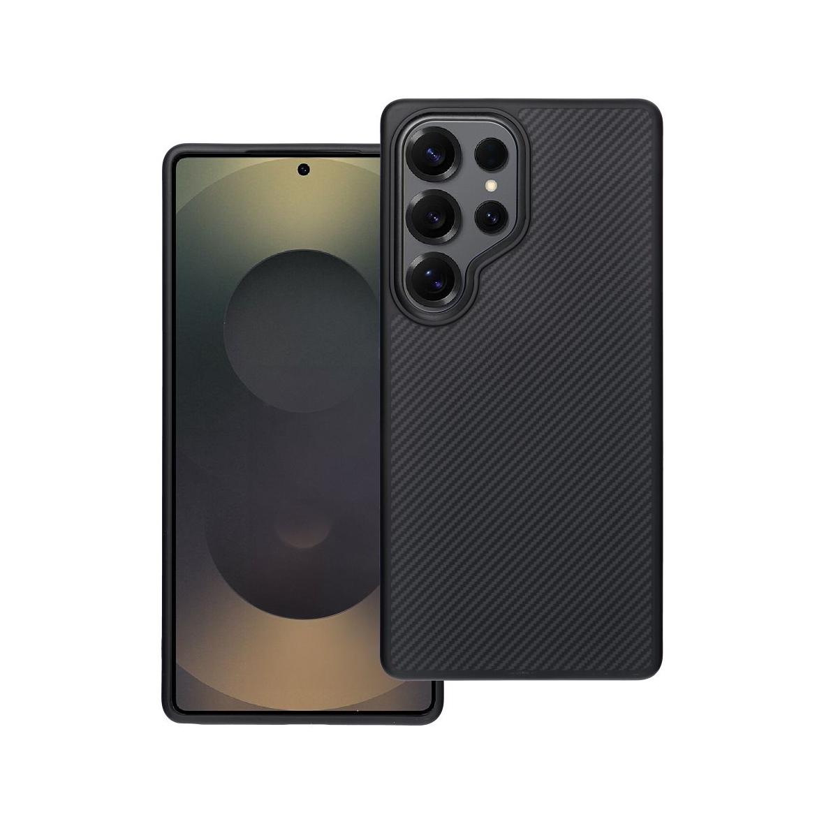 Etui na Samsung S25 ULTRA Carbon Elite Mag Cover zgodny z MagSafe czarny