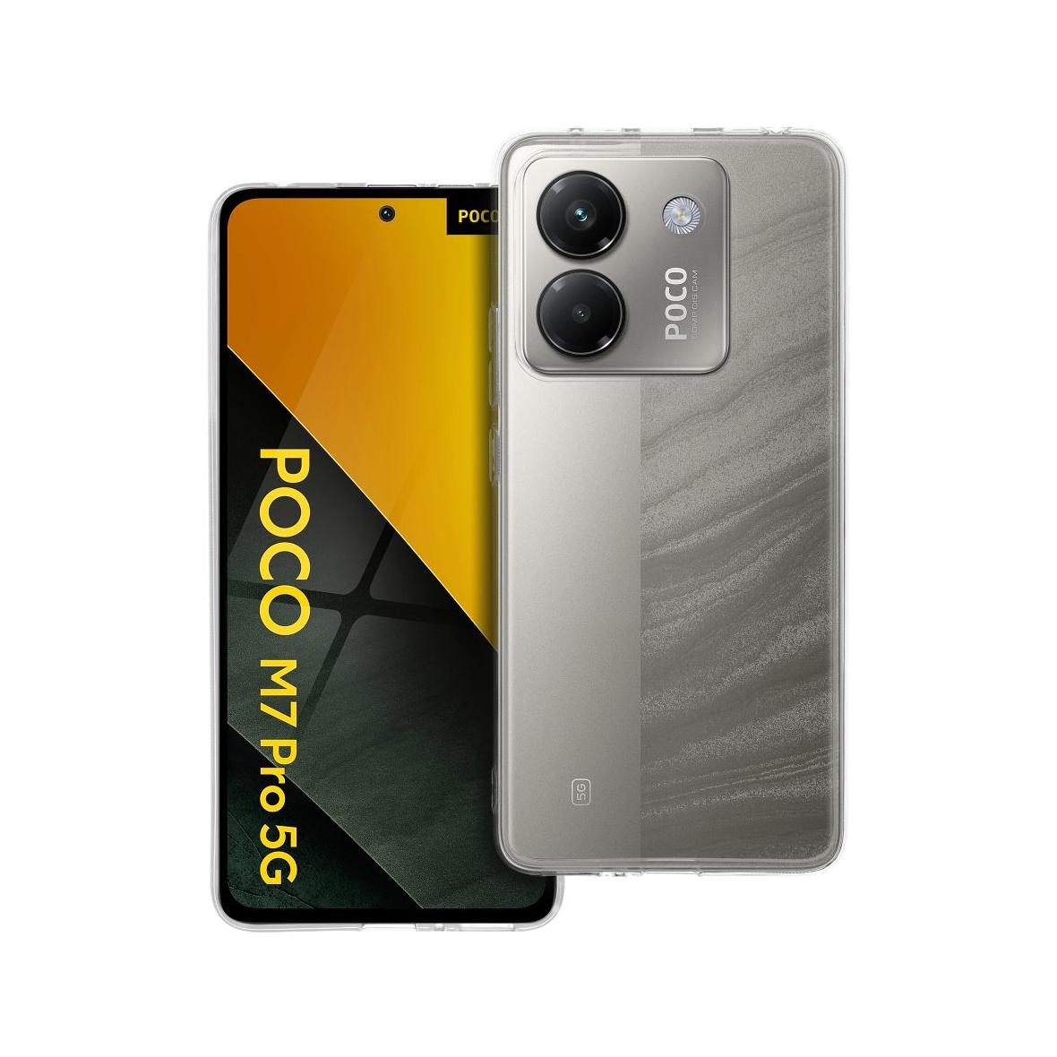 Futerał do Xiaomi Poco M7 PRO Clear Case 2 mm (camera protection) transparentny
