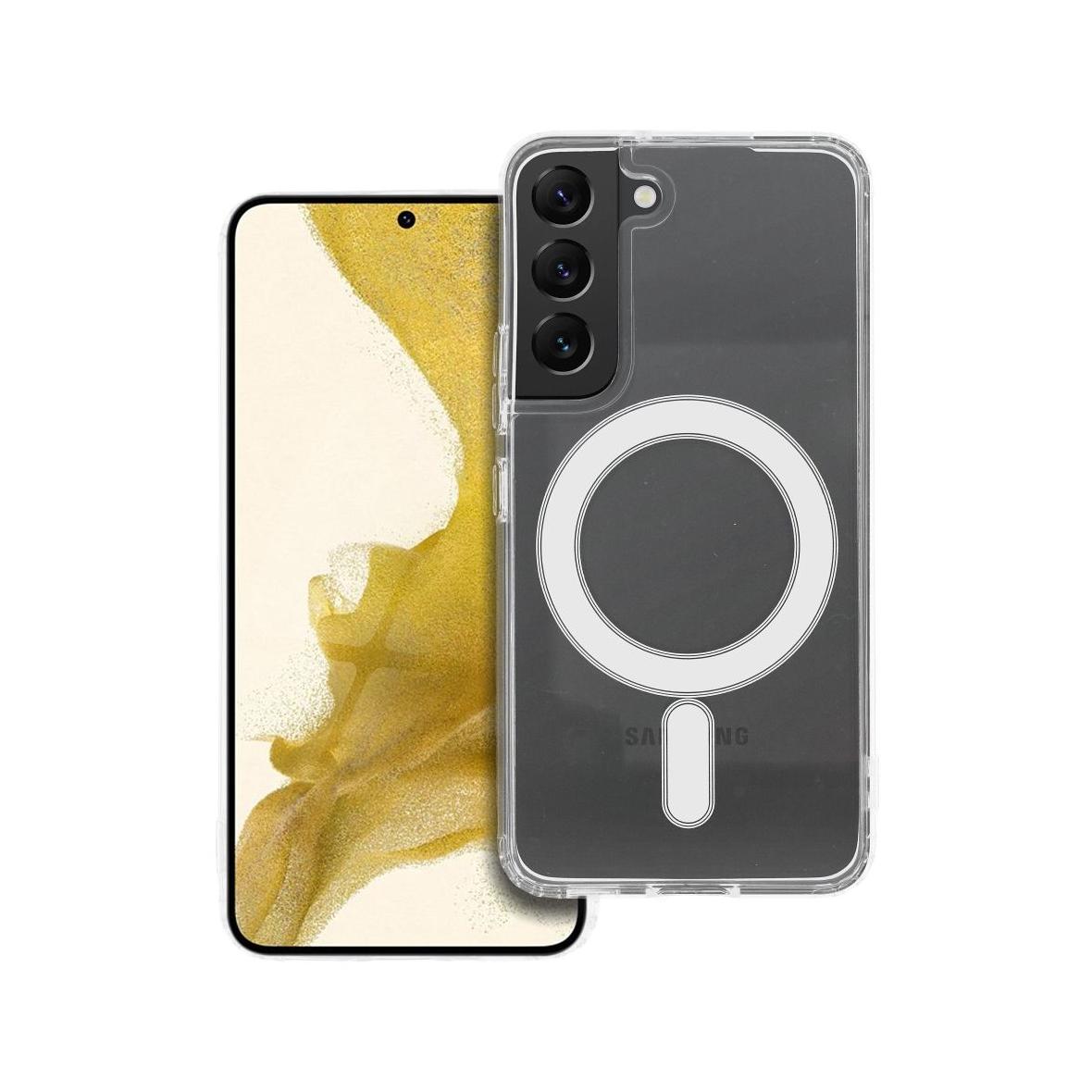 Futerał do Samsung S22 Clear Mag Cover (STR) zgodny z MagSafe transparentny
