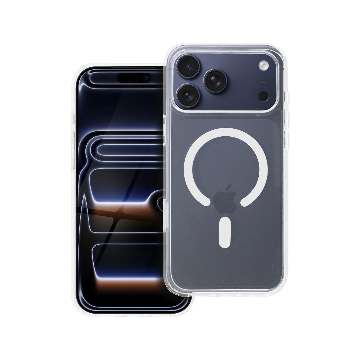 Futerał do iPhone 17 PRO MAX Clear Mag Cover Elite (STR / NIEŻÓŁKNĄCY / CAMERA CONTROL BUTTON) zgodny z MagSafe transparentny