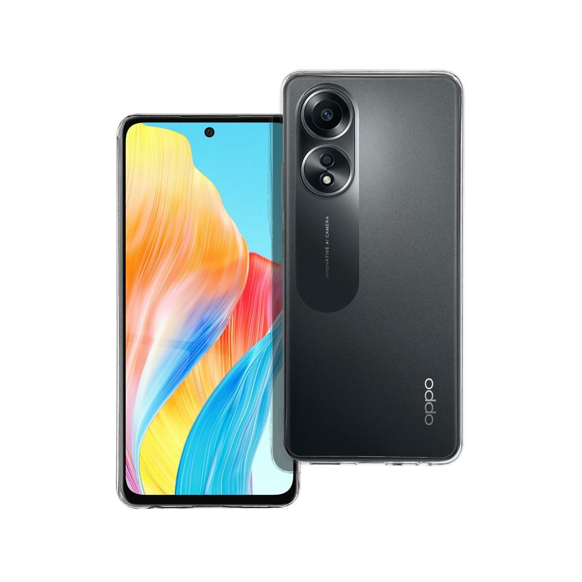 Futerał do Oppo A58 4G Clear Case 2 mm (camera protection) transparentny