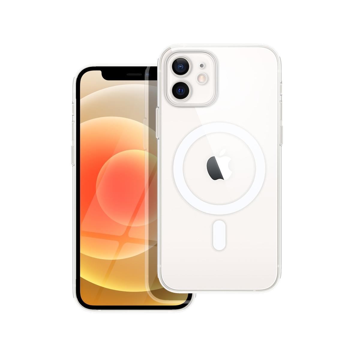 Futerał do iPhone 12 Clear Mag Cover (STR / CAMERA PROTECTION) zgodny z MagSafe  transparentny