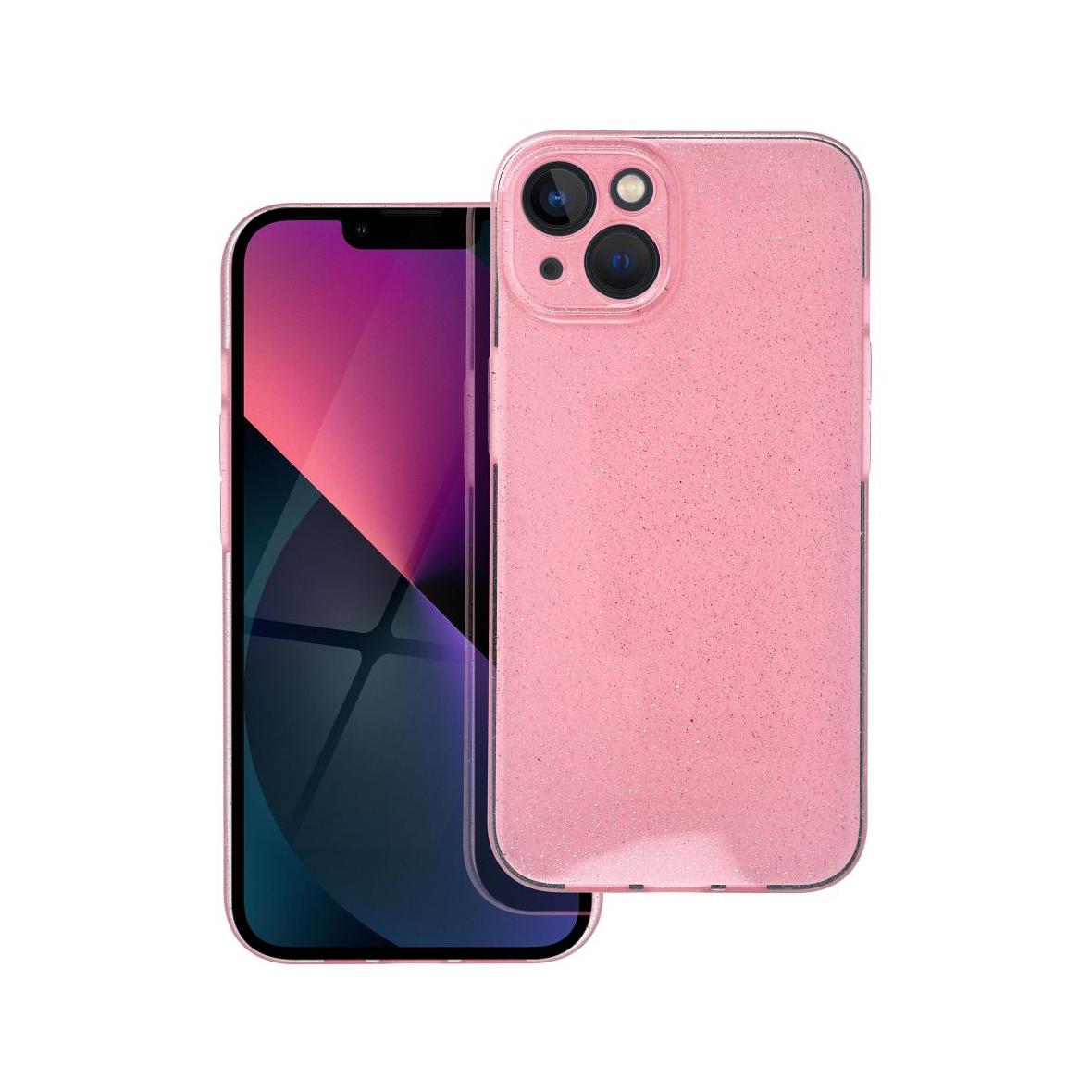 Futerał do iPhone 13 Clear Case 2 mm Blink różowy