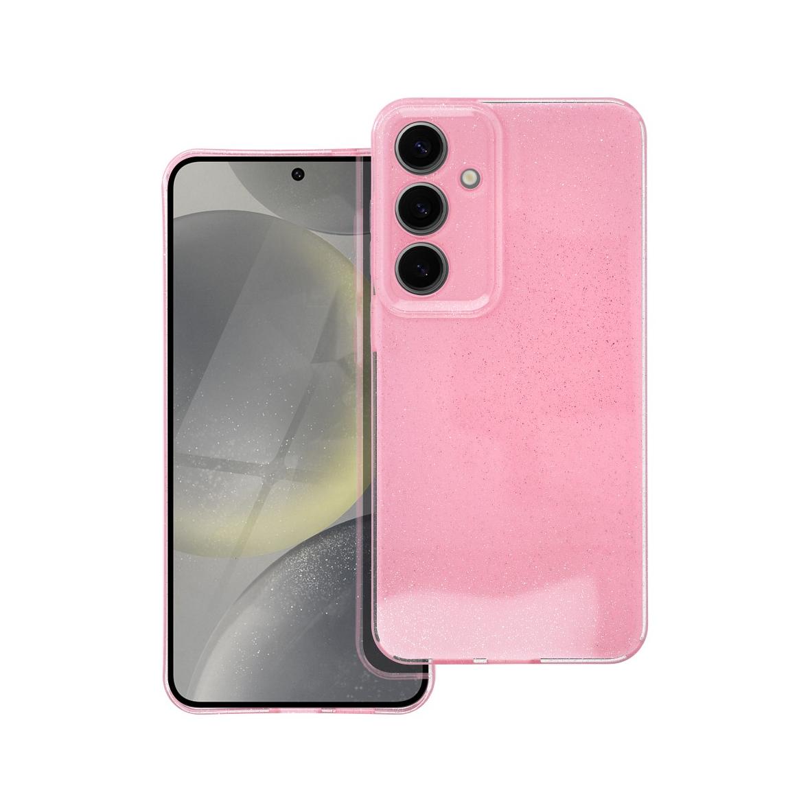 Futerał do Samsung S24 PLUS Clear Case 2 mm Blink różowy