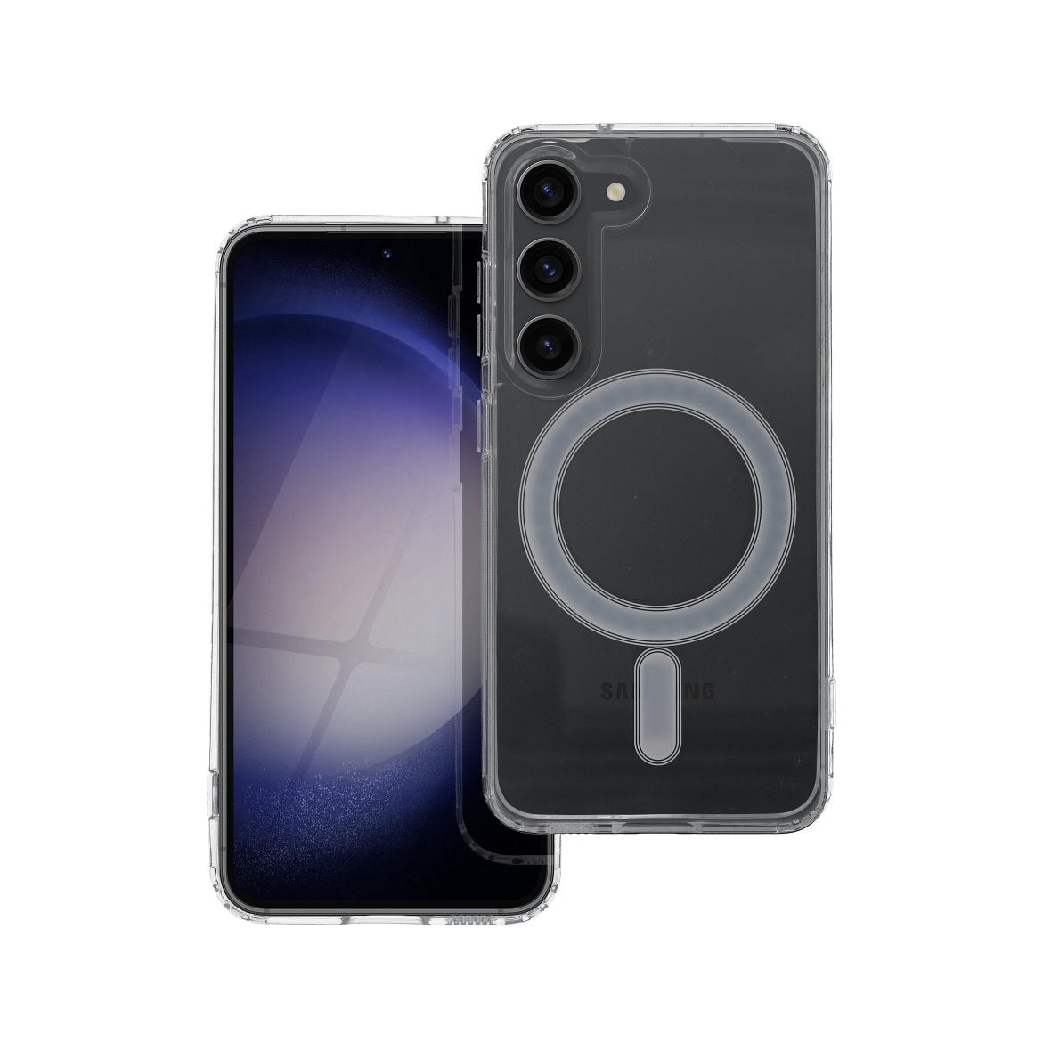 Futerał do Samsung S23 Clear Mag Cover (STR) zgodny z MagSafe transparentny