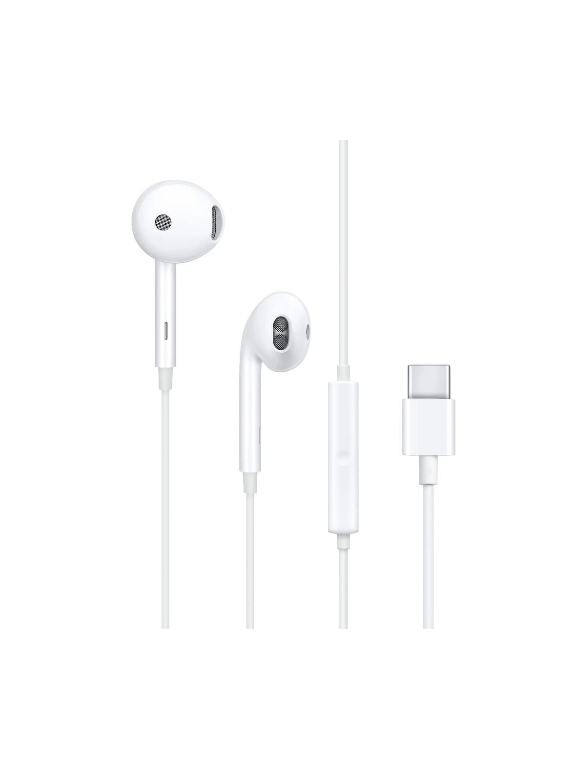 Oryginalne Słuchawki przewodowe douszne USB C Oppo MH135-3 bulk białe