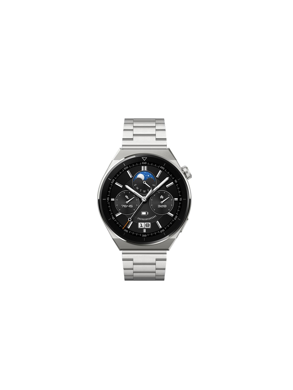 Pasek do Samsung Galaxy Watch Forcell F-Design FS06 zatrzask stal 20 mm srebrny