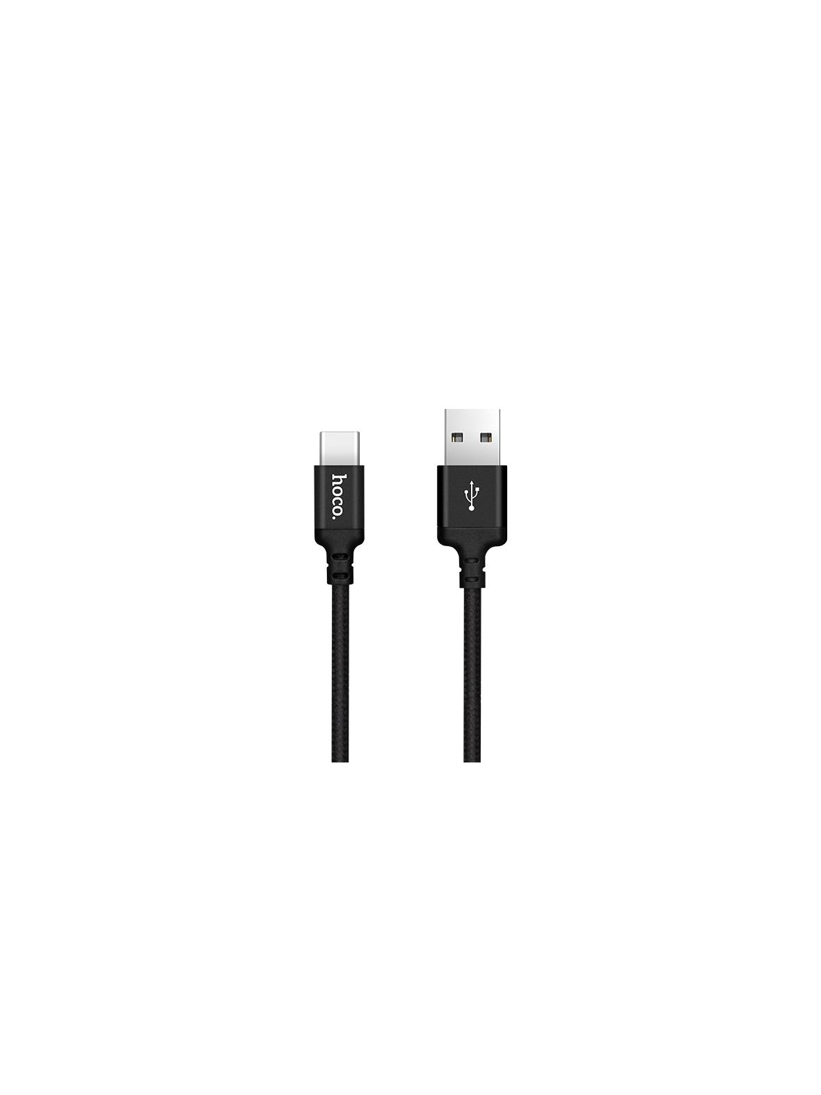 Kabel USB A do USB C Hoco 2A 1 m X14 czarny