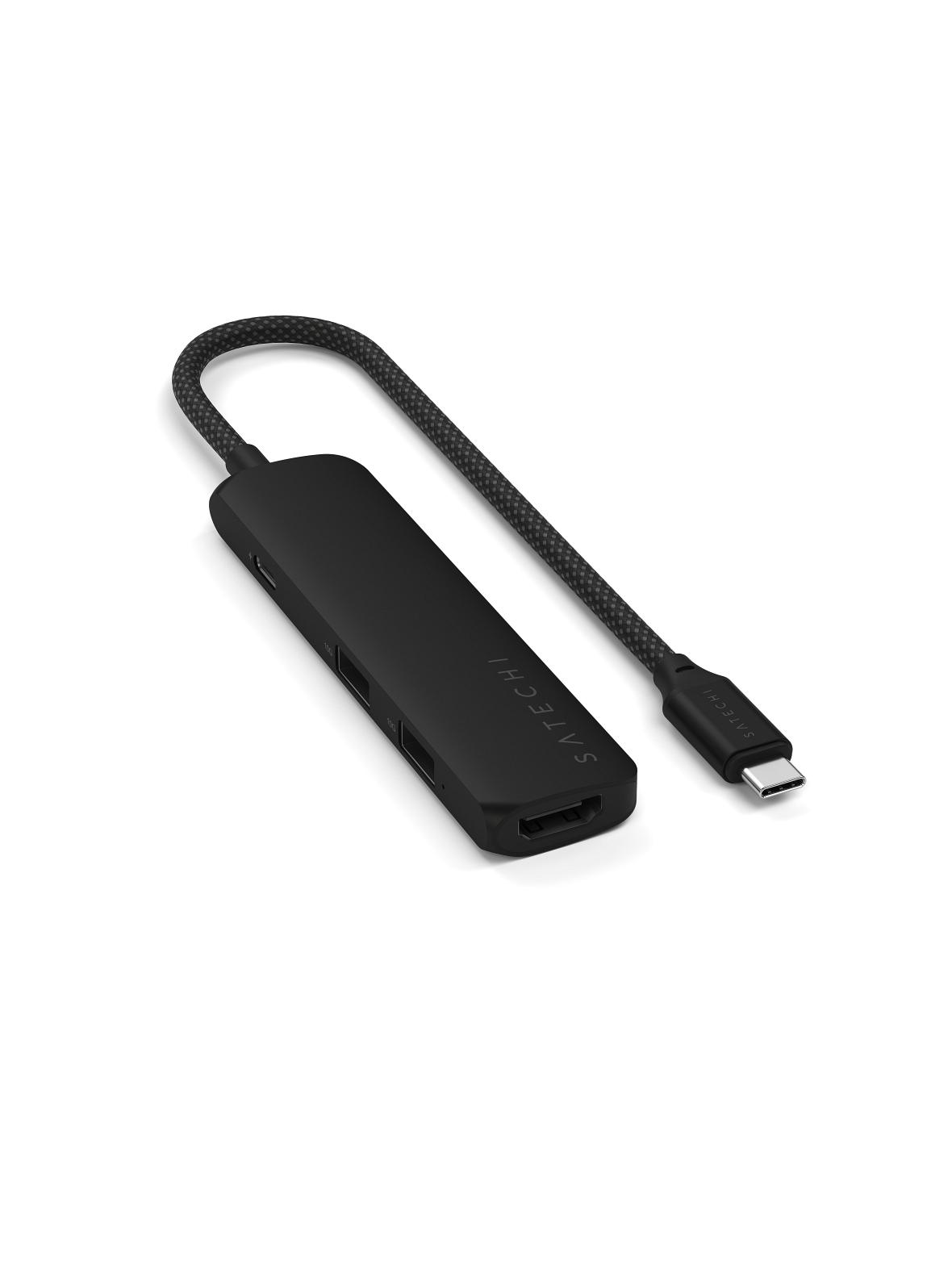 SATECHI adapter HUB 4w1 Typ C ST-P4SK czarny