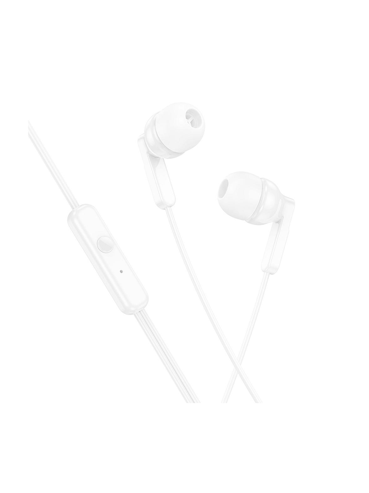 Słuchawki przewodowe douszne Jack 3,5 mm Hoco M121 białe