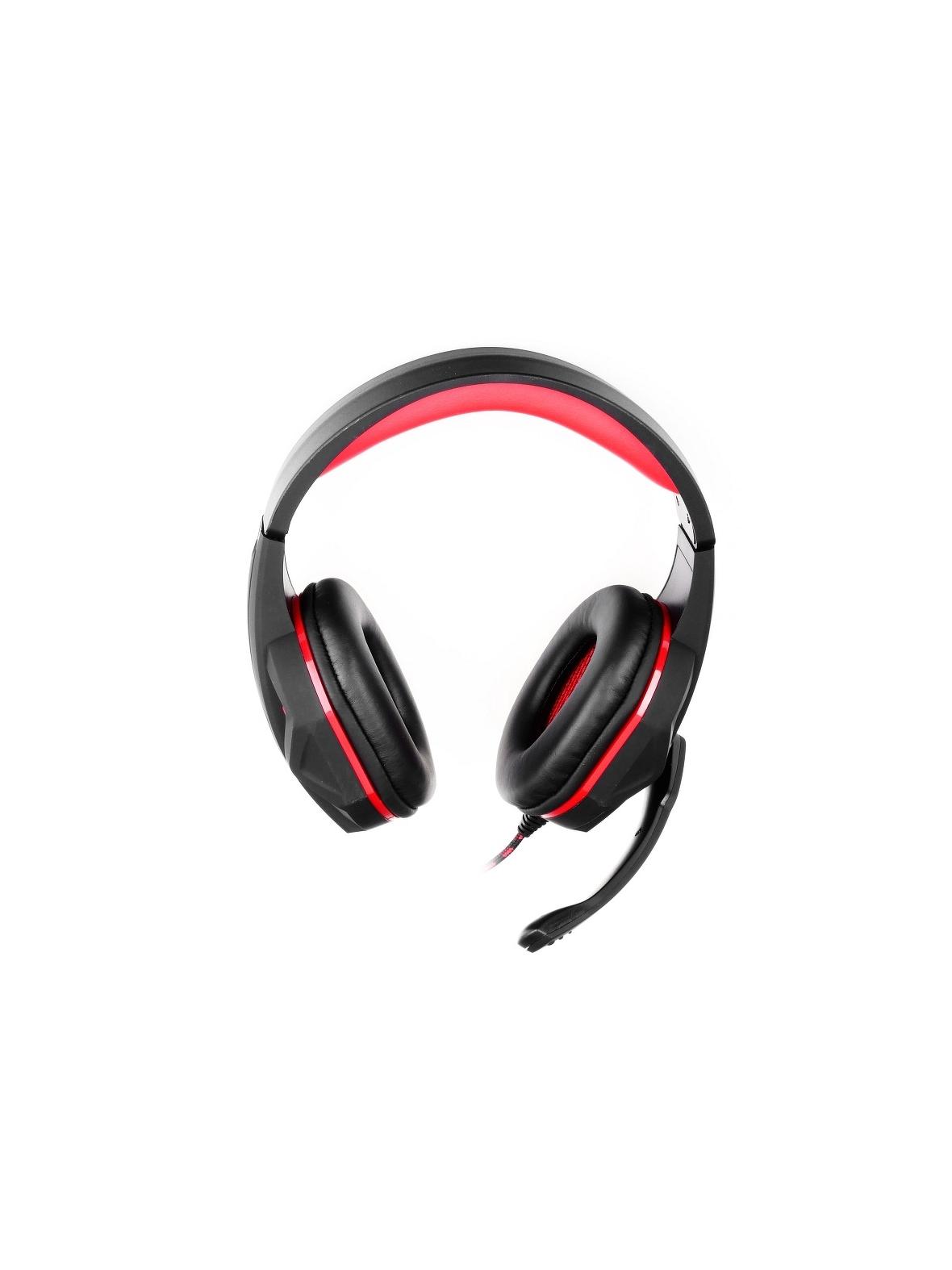 Słuchawki przewodowe nauszne USB A Art gamingowe z mikrofonem Hero czarne
