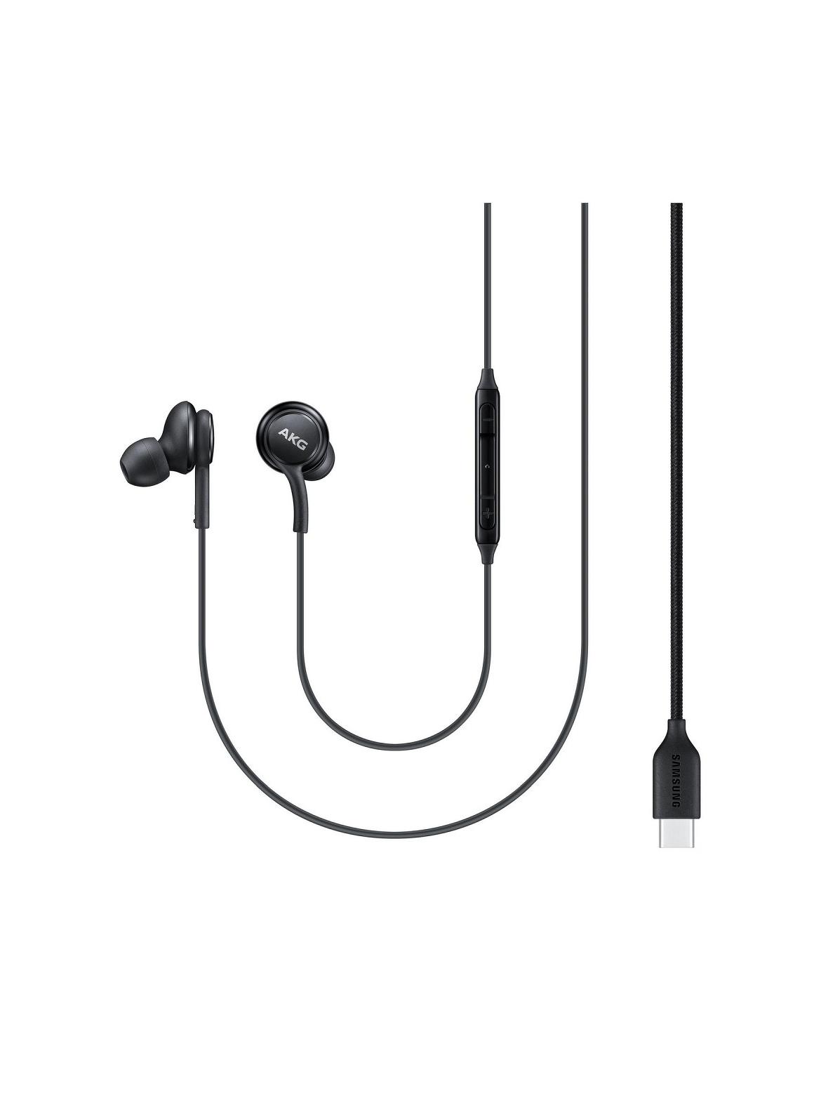 Oryginalne Słuchawki przewodowe douszne USB C Samsung AKG IC-100BBEGEU blister czarne