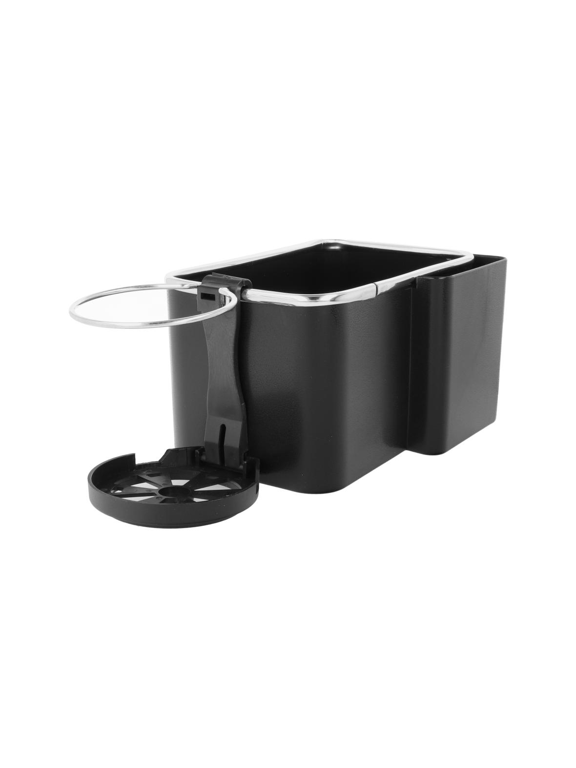 Organizer samochodowy z uchwytem na kubek czarny