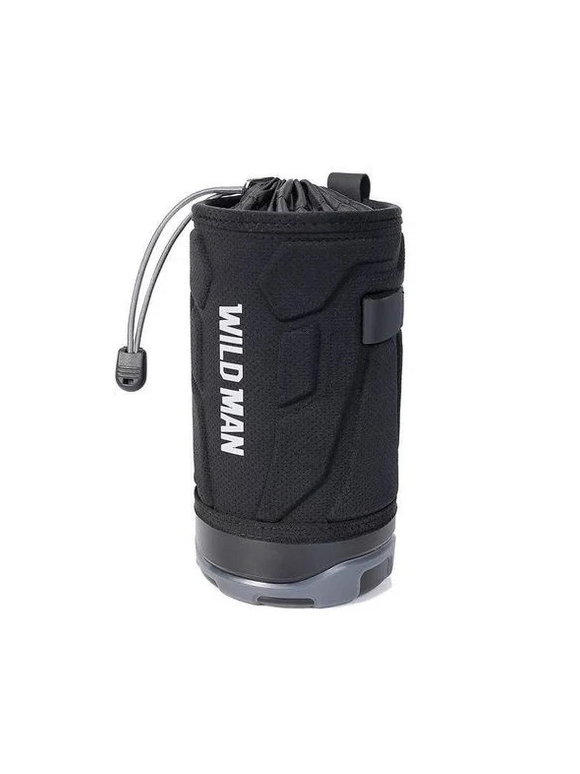 WILDMAN sakwa rowerowa na bidon na kierownicę 1L R1 czarna