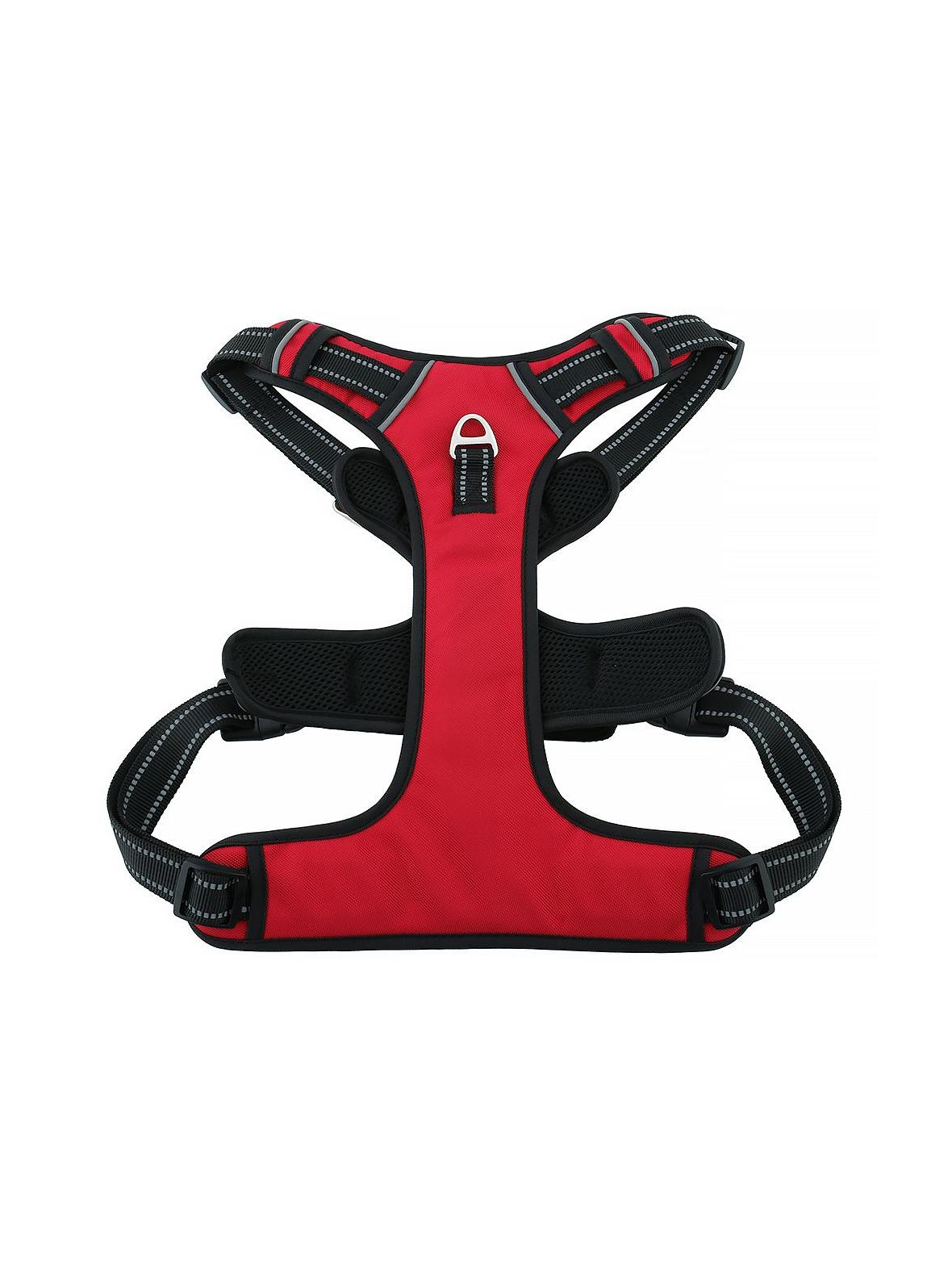 Szelki dla psa OXFORD A rozmiar S czerwono czarne